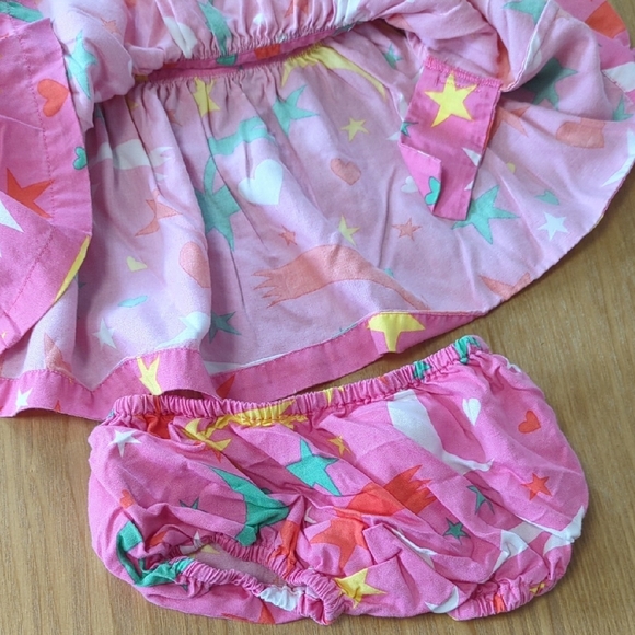 Stella McCartney Pink and Multicolor Woven Dress - Picture 2 of 6